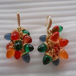 Christmas Cluster Earrings  12-30